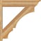 Ekena Millwork Balboa Rough Sawn Traditional Outlooker, Western Red Cedar, 8"W x 38"D x 38"H OUT08X38X38BOA01RWR - alternate 4